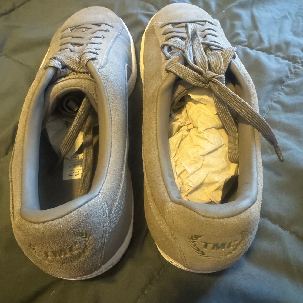 TMC Puma Gray Suede Men's Shoes Nipsey Hussle Men’s Puma Suede x TMC - Picture 15 of 16